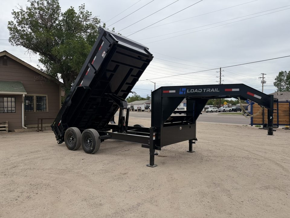 New 2026 Load Trail 7-14 Gooseneck Dump W/ 14 PLY Tire Upgrade 7K Axles