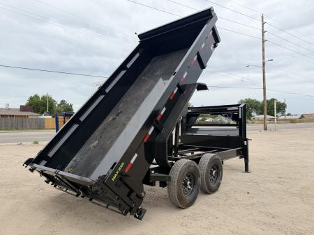 New 2026 Load Trail 7-14 Gooseneck Dump W/ 14 PLY Tire Upgrade 7K Axles