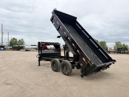 New 2026 Load Trail 7-14 Gooseneck Dump W/ 14 PLY Tire Upgrade 7K Axles