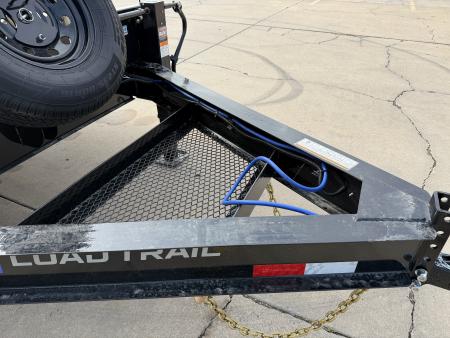 New #385756 2026 LOAD TRAIL PS 24 X 102 TANDEM AXLE BUMPER PULL 14K DECK OVER W/ MAX RAMPS & SPARE TIRE
