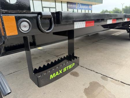 New #385756 2026 LOAD TRAIL PS 24 X 102 TANDEM AXLE BUMPER PULL 14K DECK OVER W/ MAX RAMPS & SPARE TIRE