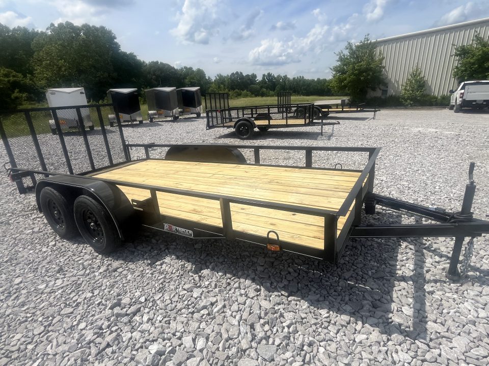 New 2026 RRR 78X16 UTILITY DOVETAIL WITH BRAKES & GATE