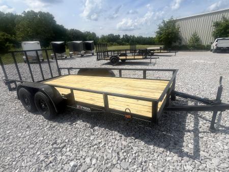 New 2026 RRR 78X16 UTILITY DOVETAIL WITH BRAKES & GATE