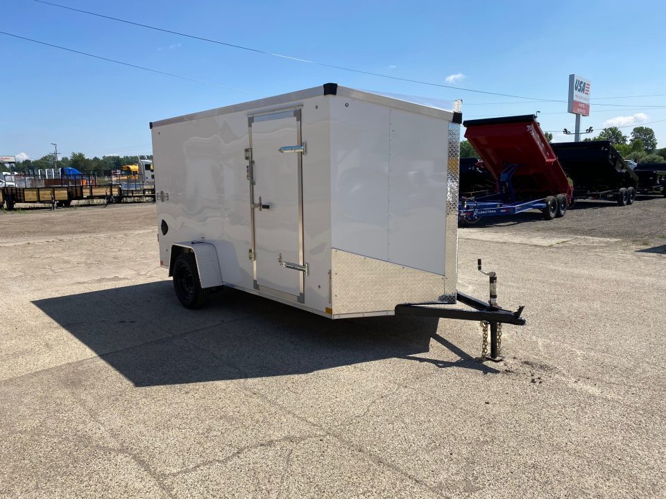 New OVER STOCK SALE'''2025 Stealth Trailers Mustang 6x12 V-Nose w/Barn Doors & 6ft Height Cargo / Enclosed Trailer