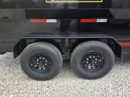 New 2026 Texas Pride/U.S Built 7x16x3 TA, with 14k axles, Barn doors/spreader gate combo Dump Trailer
