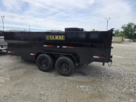 New 2026 Texas Pride/U.S Built 7x16x3 TA, with 14k axles, Barn doors/spreader gate combo Dump Trailer