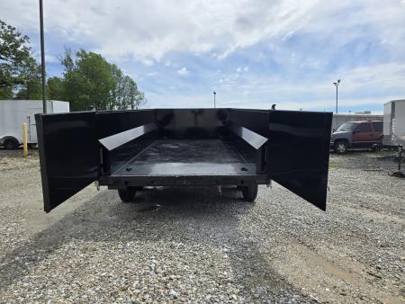 New 2026 Texas Pride/U.S Built 7x16x3 TA, with 14k axles, Barn doors/spreader gate combo Dump Trailer