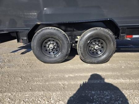 New Iron Bull 16' ROLL OFF DUMP TRAILERS GOOSENECK Dump Trailer WITH 3 BINS