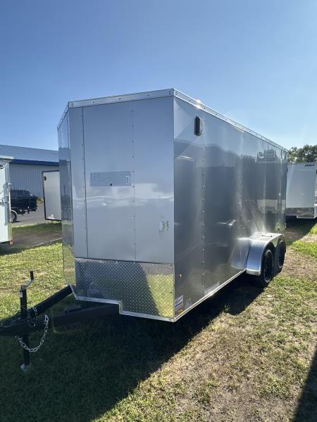 New 2026 Pace American 7 x 16 Outback DLK V-Nose 7K Barn Doors
