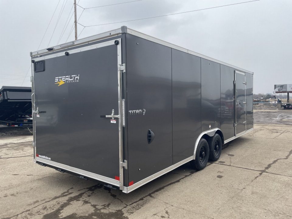 New 2025 Stealth Trailers 2025 Stealth Trailers Titan 8.5x24 10K w/7Ft Int. Height Car / Racing Trailer Cargo / Enclosed Trailer