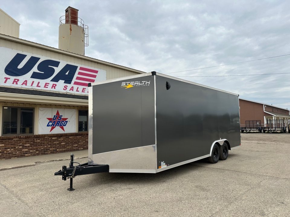 New 2026 Stealth Trailers 8.5x20 Titan 10k w/Ramp Door & 7ft Int Height Cargo / Enclosed Trailer