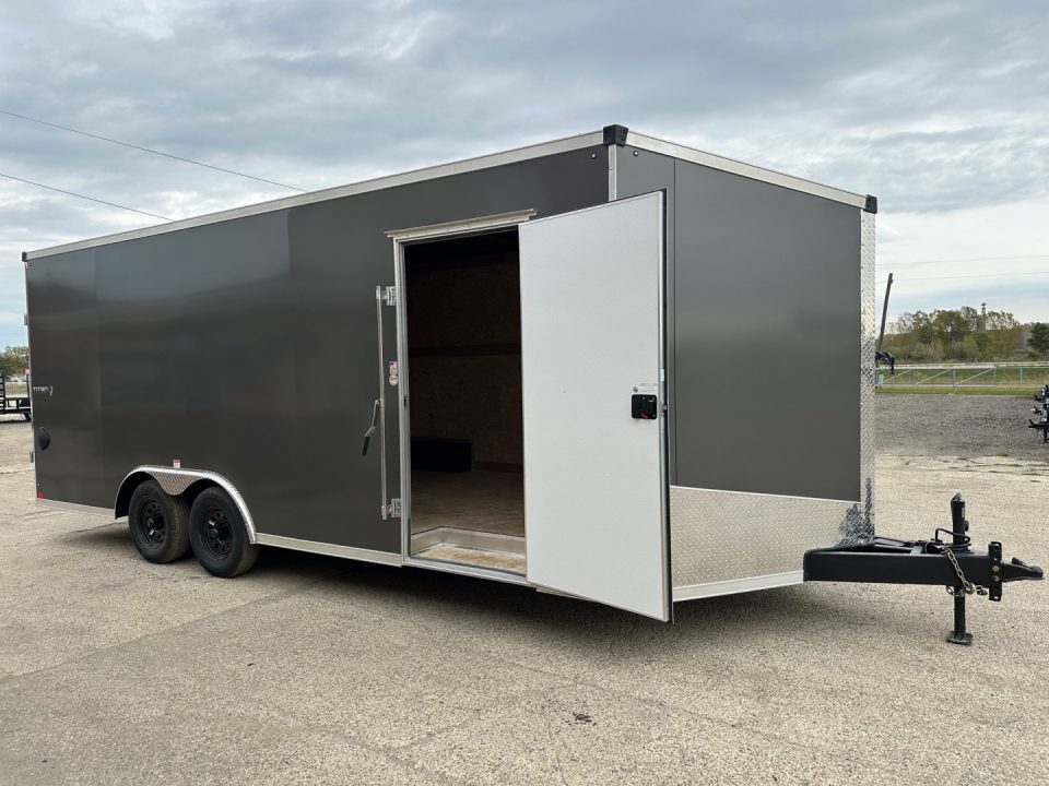 New 2026 Stealth Trailers 8.5x20 Titan 10k w/Ramp Door & 7ft Int Height Cargo / Enclosed Trailer