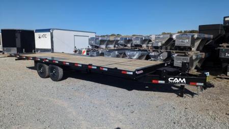 New 2026 CAM Superline 24' (4 + 20) HD Deckover POWER Split Tilt Trailer