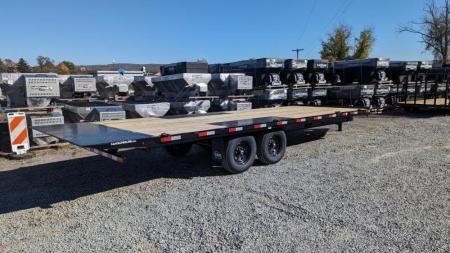 New 2026 CAM Superline 24' (4 + 20) HD Deckover POWER Split Tilt Trailer