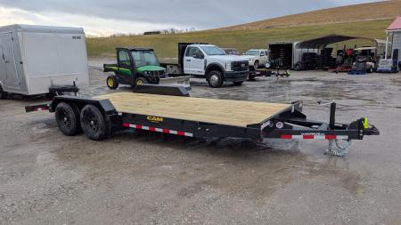 New 2026 CAM Superline 20' HD Wood Deck Car Hauler w/ DS Removable Fender