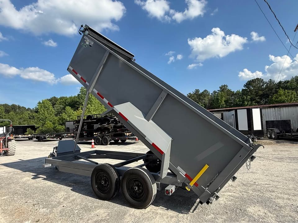 New 2026 Oak Ridge 7x16x4 14k Dump Trailer
