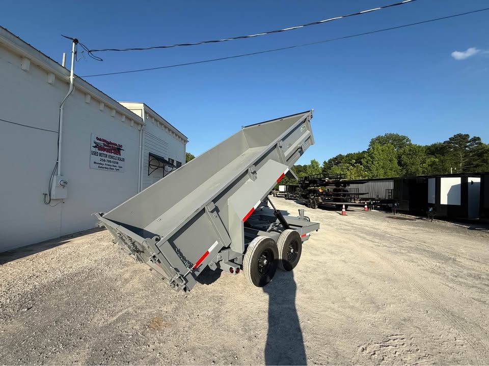 New 2026 Oak Ridge 7x14x2 14k Dump Trailer