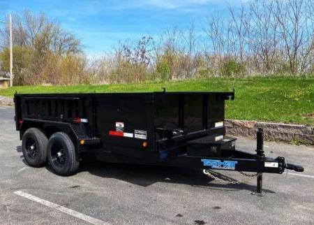 New 2026 Top Hat Trailers 77x12 Dump Trailer
