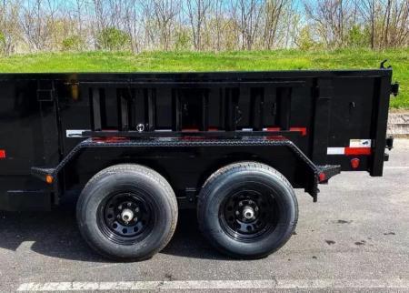 New 2026 Top Hat Trailers 77x12 Dump Trailer