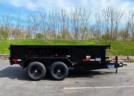 New 2026 Top Hat Trailers 77x12 Dump Trailer