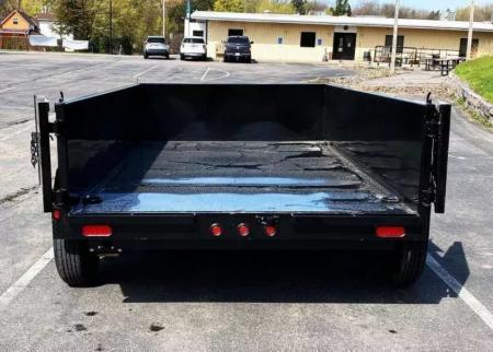 New 2026 Top Hat Trailers 77x12 Dump Trailer