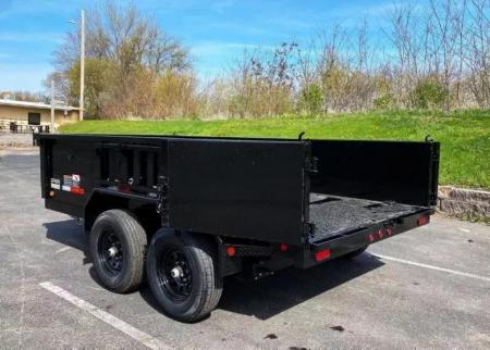 New 2026 Top Hat Trailers 77x12 Dump Trailer