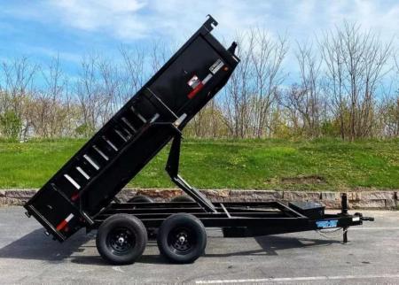 New 2026 Top Hat Trailers 77x12 Dump Trailer