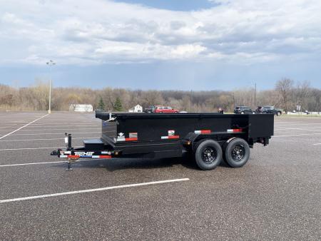 New 2026 Top Hat Trailers 7x14 Dump Trailer