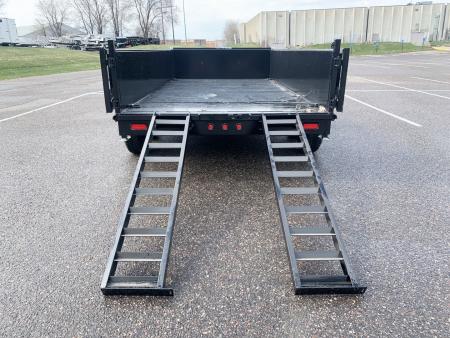 New 2026 Top Hat Trailers 7x14 Dump Trailer