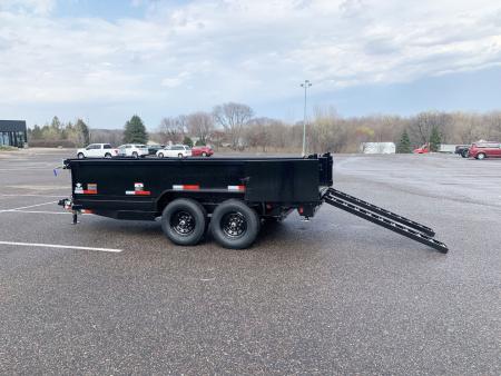 New 2026 Top Hat Trailers 7x14 Dump Trailer