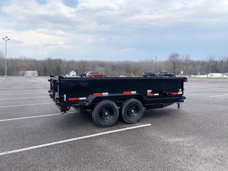 New 2026 Top Hat Trailers 7x14 Dump Trailer