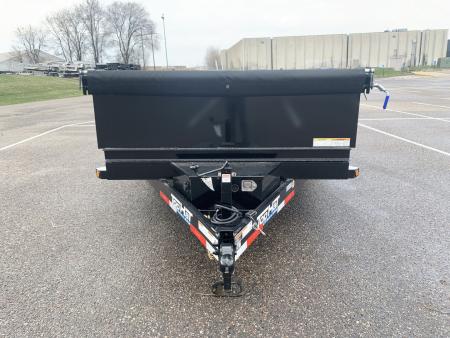 New 2026 Top Hat Trailers 7x14 Dump Trailer