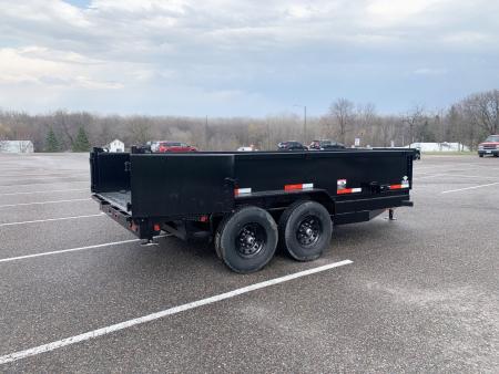 New 2026 Top Hat Trailers 7x14 Dump Trailer