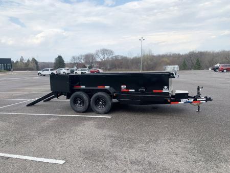 New 2026 Top Hat Trailers 7x14 Dump Trailer
