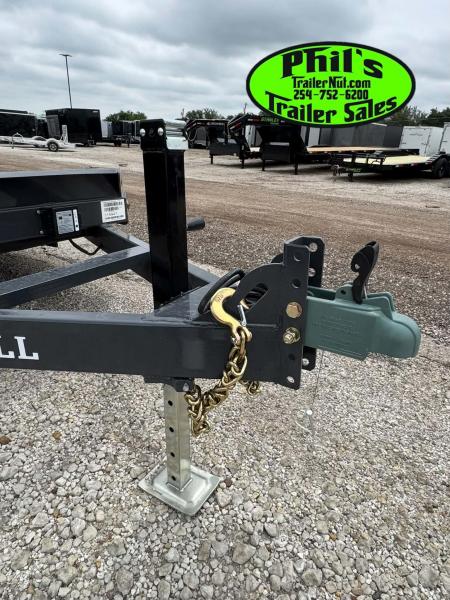 New Iron Bull 83X22 TILT TRAILER OPEN CAR HAULER STEEL DECK Equipment Trailer 5200 LB AXLES
