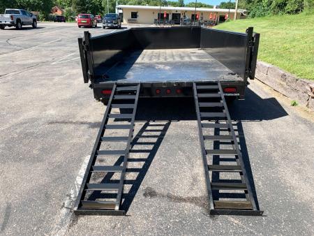 New 2026 Top Hat Trailers 7x14 Dump Trailer