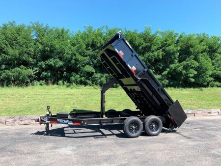 New 2026 Top Hat Trailers 7x14 Dump Trailer