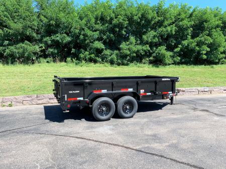 New 2026 Top Hat Trailers 7x14 Dump Trailer