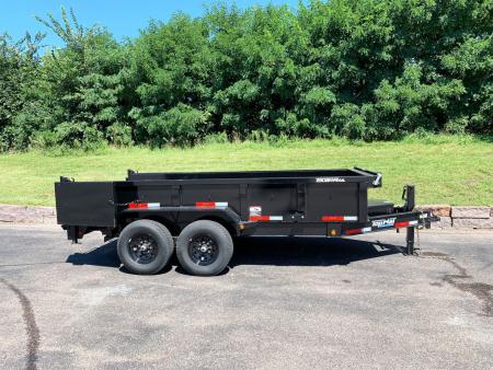 New 2026 Top Hat Trailers 7x14 Dump Trailer