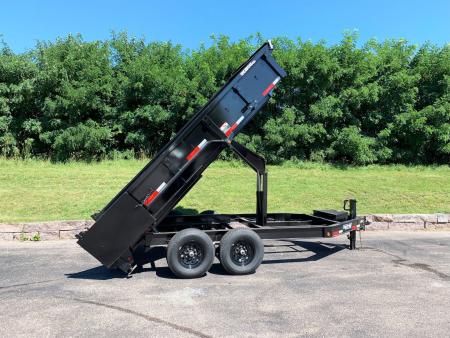 New 2026 Top Hat Trailers 7x14 Dump Trailer