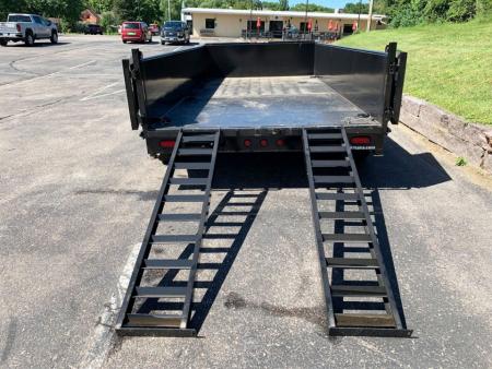 New 2026 Top Hat Trailers 7x14 Dump Trailer