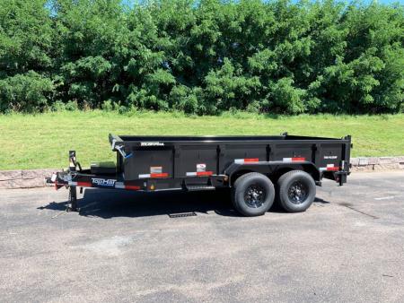 New 2026 Top Hat Trailers 7x14 Dump Trailer