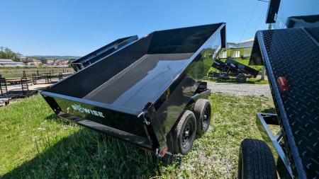 New 2026 BWise 6x10 Deckover Dump Trailer w/ One Piece Gate (10K)