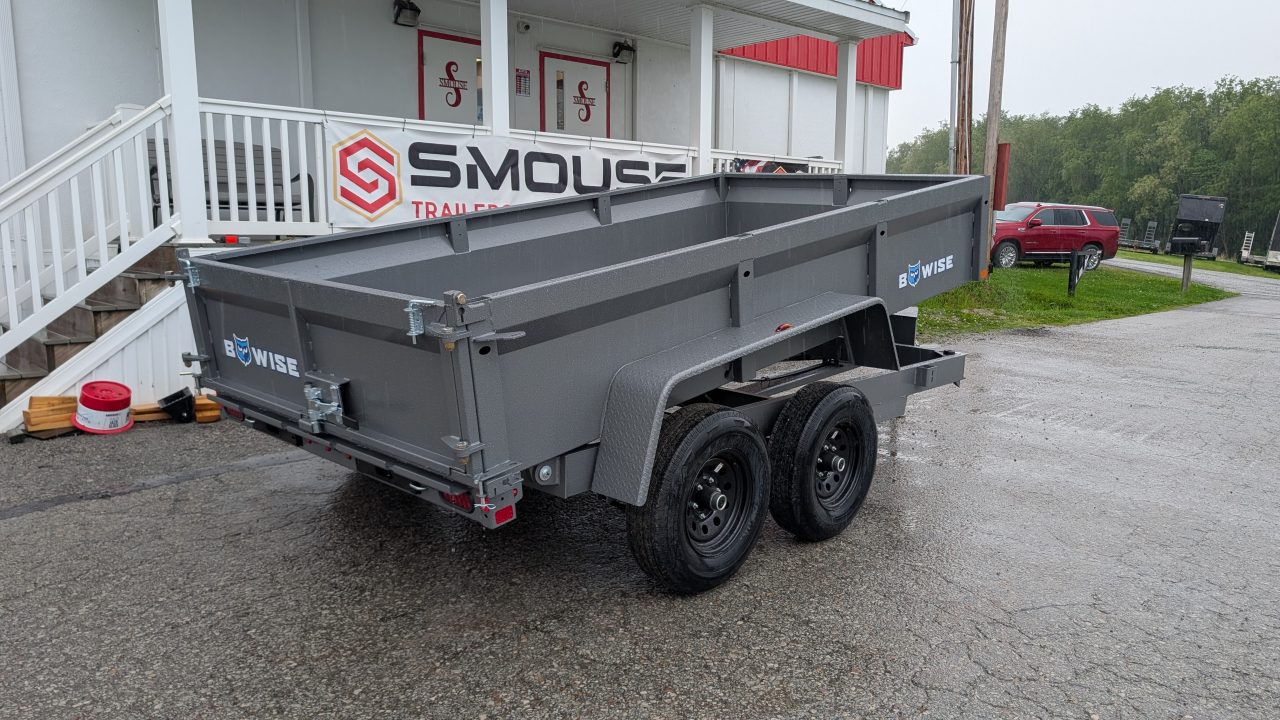 New 2027 BWise 6x12 Lo Pro Equipment Dump w/ Underbody Ramps