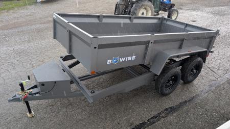 New 2027 BWise 6x12 Lo Pro Equipment Dump w/ Underbody Ramps