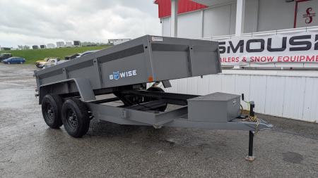 New 2027 BWise 6x12 Lo Pro Equipment Dump w/ Underbody Ramps