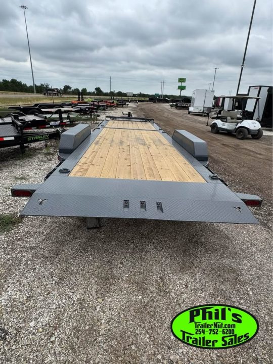 New 2026 Iron Bull 24' TRAILER SUPER SINGLE 10K TILT Equipment Trailer
