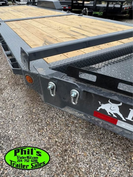 New 2026 Iron Bull 24' TRAILER SUPER SINGLE 10K TILT Equipment Trailer