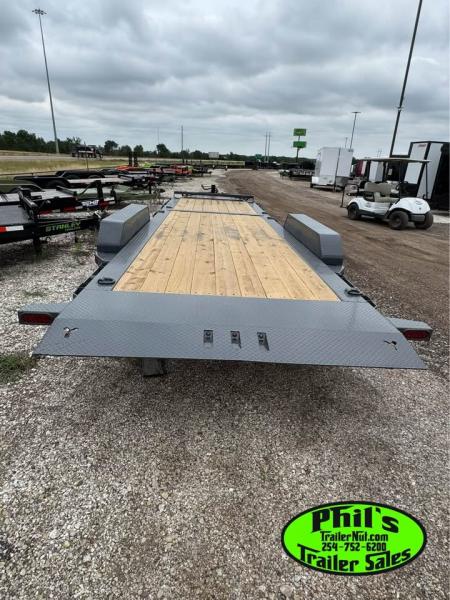 New 2026 Iron Bull 24' TRAILER SUPER SINGLE 10K TILT Equipment Trailer