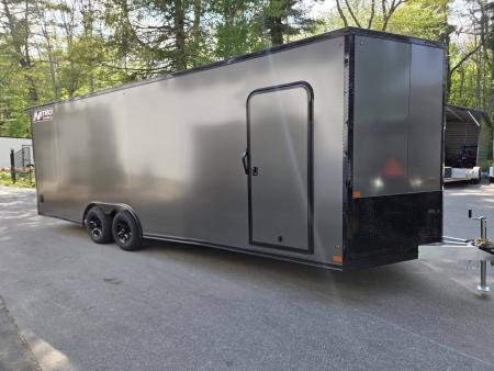 New 2026 Nitro 8.5X24 9990LB GVWR ALUMINUM CAR TRAILER EXTRA HEIGHT TORSION AXLES Car Hauler